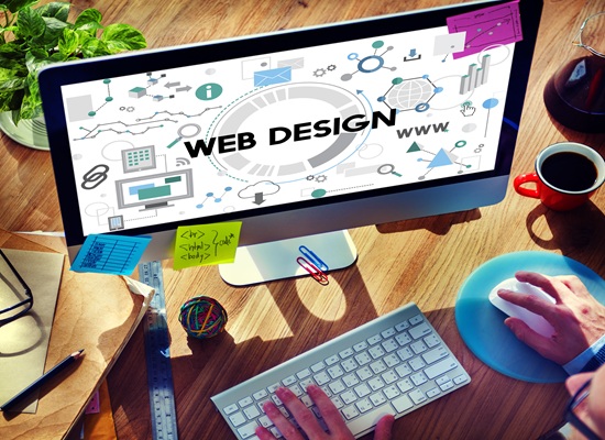 Website design and development concept artwork